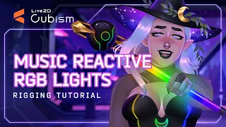 MUSIC REACTIVE RGB LIGHTS FOR VTUBERS | Live2D Tutorial + Vtube Studio Setup