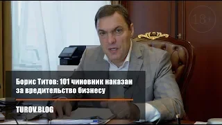 Борис Титов: 101 чиновник наказан за вредительство бизнесу