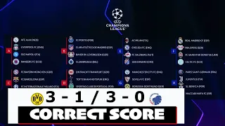 UEFA CHAMPIONS LEAGUE PREDICTIONS BY @giopredictor [MATCHDAY 1] - FREE FOOTBALL BETTING TIPS: PT1