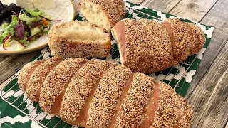 3 seeded Turkish Cypriot bread