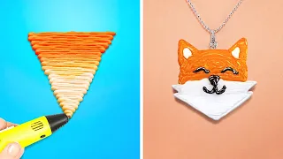 3D PEN ART CRAFTS || Homemade Jewelry with 3D PEN by 123 GO! GOLD