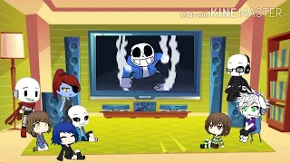 Undertale Reacts: Sans Vs. Jevil (Reuploaded)