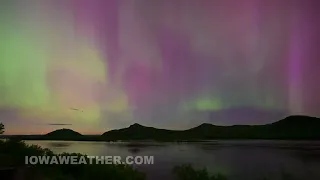 Spectacular Northern Lights Timelapse | Winona, Minnesota