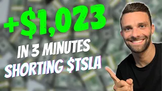 +$1,023 Day Trading $TSLA Stock I Scalp Trading Strategy I Stocks and Options I How To Day Trade