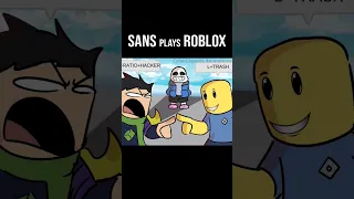 SANS plays ROBLOX