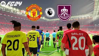 FC 24 | Manchester United vs Burnley - English Premier League 23/24 Season - PS5™ Full Gameplay