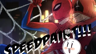 SPEEDPAINT  //  Deadpool x Spiderman...!! [YAOI]