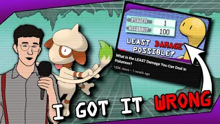 The ACTUAL LEAST Damage in Pokemon