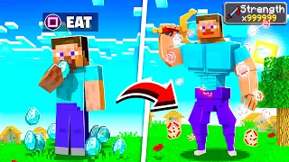 Minecraft BUT You Can EAT Every BLOCK!