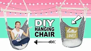 How To Make A Hanging Chair | DIY Room Decor Ideas For Teens