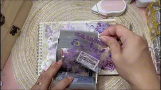 ASMR | Decorating my journal #68 📔📓🥱💤 #journaling #journal #asmr #scrapbooking #scrapbook #collage