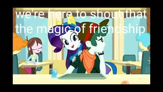 Cafeteria song  with lyrics. About friendship.
