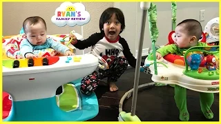 Baby Toys Playtime Rainforest Jumperoo Fisher Price Step 'n Play Piano Twins Tummy Time