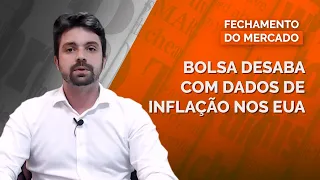 Bolsa desaba com inflação nos EUA