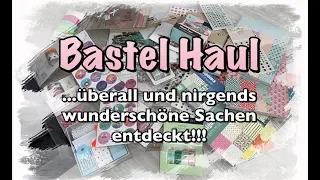 Bastel Haul (deutsch) Tedi Haul, tolle Bastelsachen, Inspiration, Scrapbook basteln mit Papier, DIY