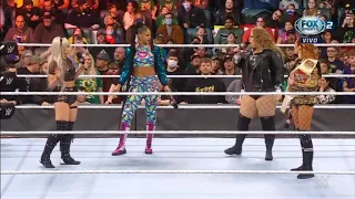 Liv Morgan, Bianca Belair & Doudrop confrontan a Becky Lynch - WWE Raw 17/01/2022 (En Español)