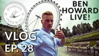Ben Howard Live & Printing T-shirts! - Ben Brown Vlog ∆ Ep.28
