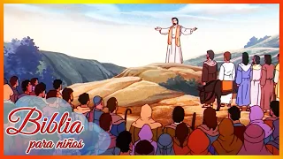 Biblia para niños: El Sermón del Monte - La Historia de Jesús | Nuevo Testamento serie animada