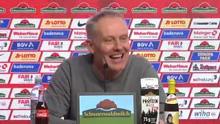 "Ich mach nur Spaß!" Streich im Interview! | Freiburg - Stuttgart 2:0