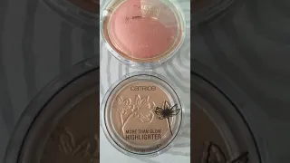 CATRICE NEW HIGHLIGHTER AND BLUSH #shorts #youtubeshorts