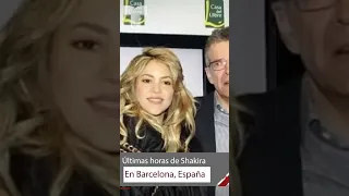 Así fueron las últimas horas de Shakira en España #shorts