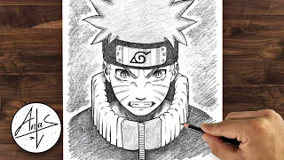 How To Draw NARUTO | Sketch Tutorial (Step By Step)