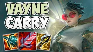 CHALLENGER VAYNE SHOWS HOW TO CARRY DIFFICULT GAMES | CHALLENGER VAYNE ADC GAMEPLAY | 11.14 S11