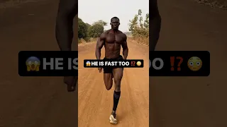 😱How can He be muscular and runs this fast at the same time ⁉️😳