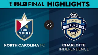 11.5.2023 | North Carolina FC vs. Charlotte Independence - USL League One Final Highlights