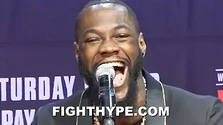 DEONTAY WILDER LAUGHS SINISTERLY AT FURY; GOES "BRONZE BOMBER" ON HIM & VOWS "CALMER" KO VICTORY