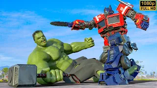 [Optimus Prime VS Hulk] Transformers: The Last Knight | Paramount Piction [HD]