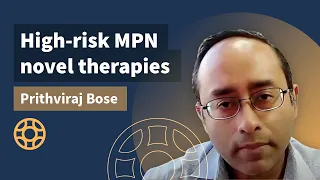 What novel therapies are under investigation for the treatment of high-risk MPN?