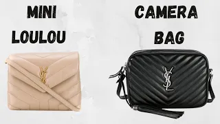 YSL CAMERA BAG VS MINI LOULOU BAG/Mod shots, What fits, which one to choose?