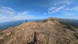 Four days in American Taiga. Montana. Big Salmon Falls loop - 40 km hike. Rodgers peak - 2.4km.