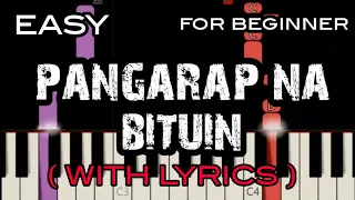 PANGARAP NA BITUIN ( LYRICS ) - SHARON CUNETA | SLOW & EASY PIANO