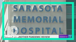 Sarasota residents speak out against Sarasota Memorial Hospital's COVID-19 protocols during pandemic