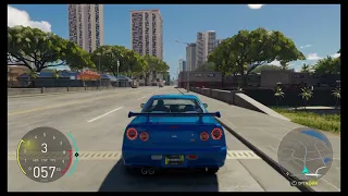 THE CREW MOTORFEST - Nissan Skyline GTR (R34) - Freeroam Gameplay - PlayStation 4