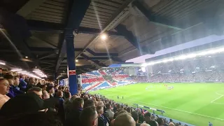 God Save The King, Rangers v Napoli, Champions League, Ibrox, 14th September 2022