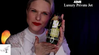[ASMR] Luxury Private Jet Flight Attendant - Realistic Scenes & Sounds For Relaxation & Sleep