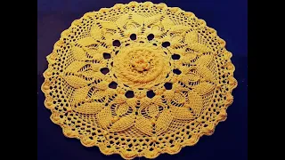 crochet home rug #40/how to crochet mandala/вязаный крючком коврик мандалы/かぎ針編みの曼荼羅の敷物