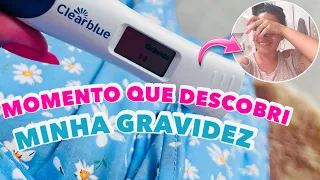 ESTOU GRÁVIDA!!! 🤰descobrindo minha gravidez + reação