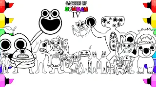 Garten Of Banban Chapter 4 New Coloring Pages / Color All New BOSSES  / Cartoon - On & ON [NCS]