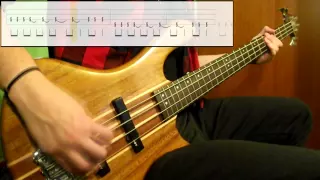 Foo Fighters - Outside (Bass Cover) (Play Along Tabs In Video)