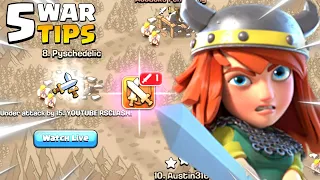 Best 5 Tips and Trick To Improve War Attacks (CWL) in Clash of Clans!