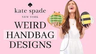 KATE SPADE HAUL | Weird Handbag Designs | What fits in these Kate Spade purses? | ALONG CAME ABBY