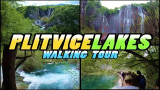 PLITVICE LAKES National Park walking tour - Croatia |4k|