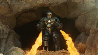 Iron Man Hindi (2008) Tony Stark Builds Mark 1 -Tony Stark Escape From Cave Scene in Hindi Part-3