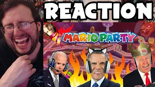 Gor's "The Gamer Presidents Play Mario Party: Obama's Fury (ft. Markiplier) Illegal Carrot" REACTION