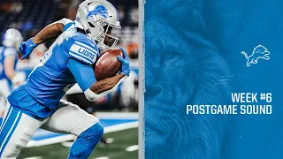 2021 Week 6 Detroit Lions vs. Cincinnati Bengals: Postgame Sound