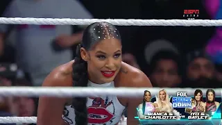 Charlotte Flair & Bianca Belair vs Bayley & Iyo Sky - WWE SmackDown 18/08/2023